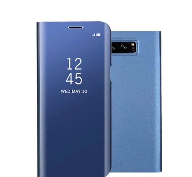 Samsung Galaxy A50 phone case with built-in stand and mirror in six colour options
