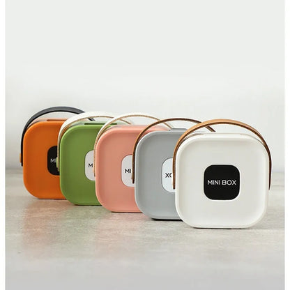 Multifunctional portable storage box for headset cables in polypropylene with cover, dimensions 4293092,3278158 cm