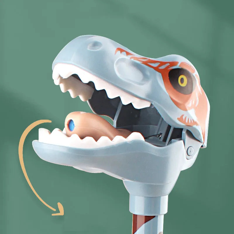 50cm dinosaur water gun for kids in pink, yellow, or blue with push spray function for summer beach and pool play