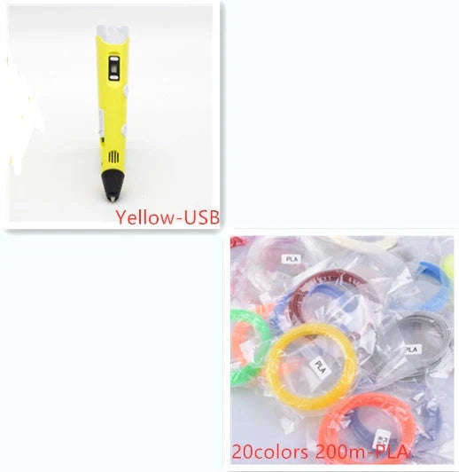 A versatile 3D pen with adjustable temperature settings, vibrant filament colors, and an ergonomic design for endless creative possibilities.