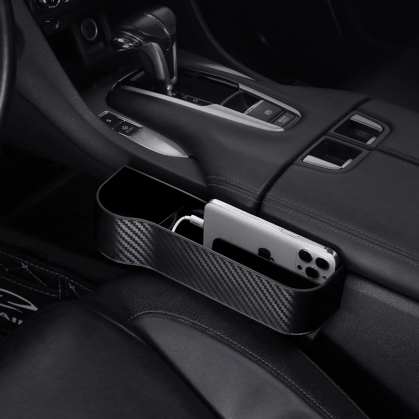 Convenient Car Seat Gap Organizer - Store Your Essentials Securely in Your Vehicle's Console Gap