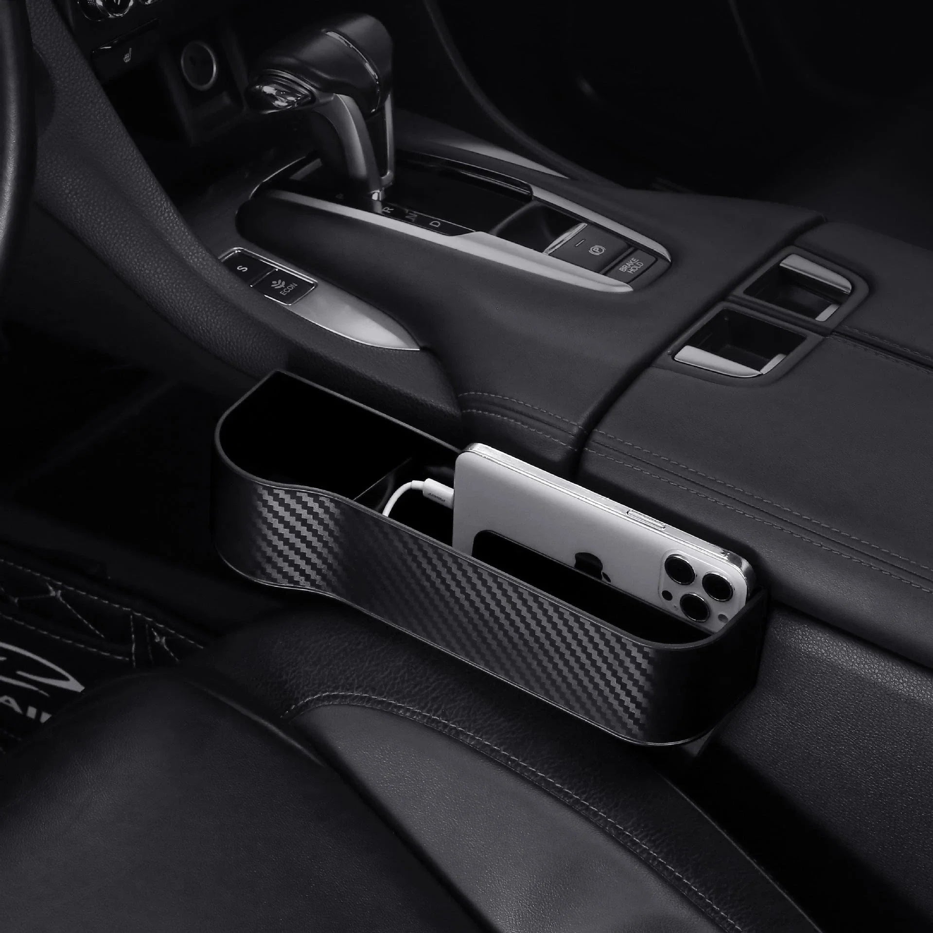 Convenient Car Seat Gap Organizer - Store Your Essentials Securely in Your Vehicle's Console Gap