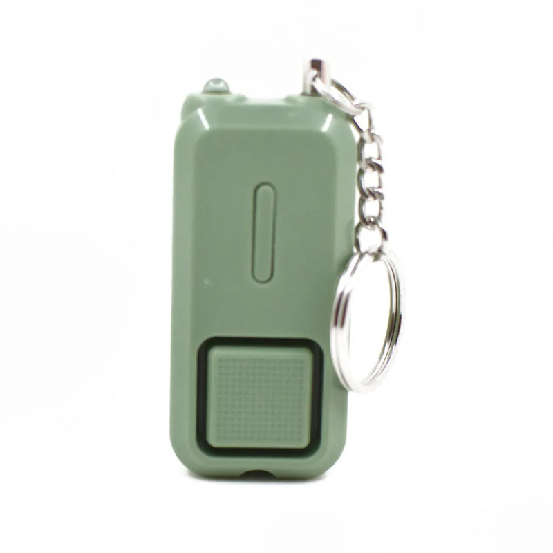 Personal Safety Alarm for Women with 130dB Loud Sound Anti-Pervert Device Night Running Protection Compact 65x30x12mm Size Available in Five Colours Including Pink Black White Yellow Green