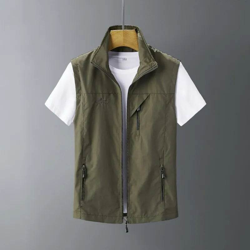 Men's Hooded Rabbit Fur Waistcoat with Slim Fit Design: Available in Seven Sizes from M to 6XL for Accurate Sizing