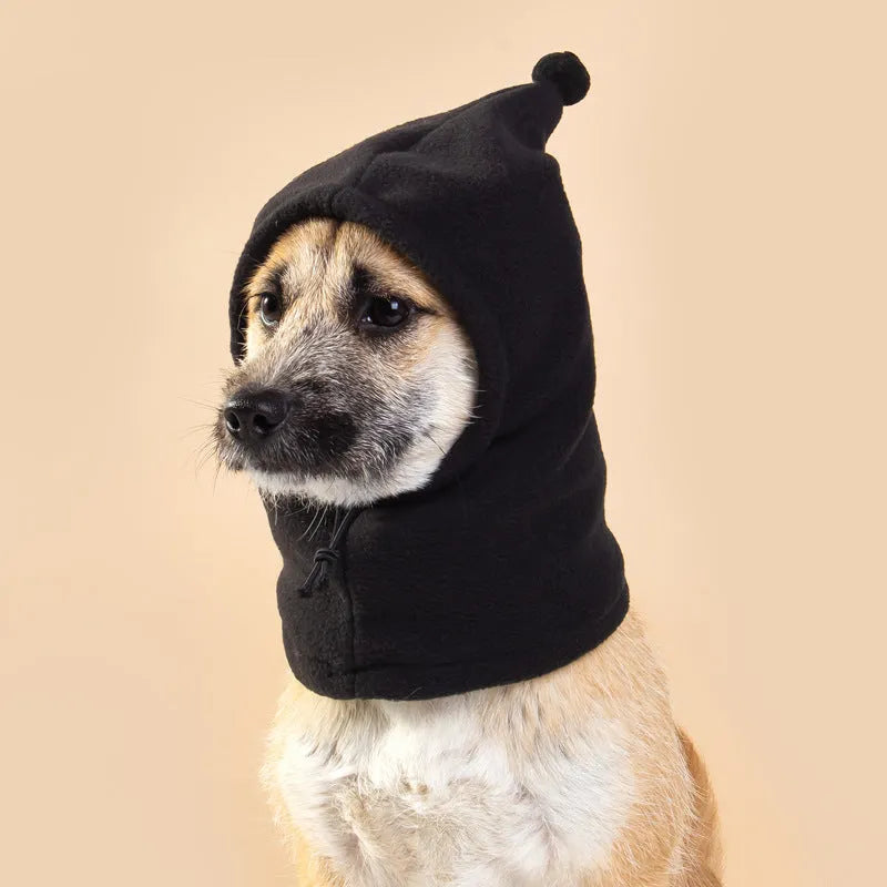 Pet headgear with bear design and rabbit ears in cloth material for dogs and cats