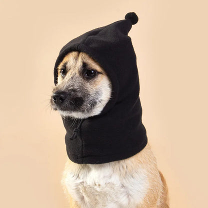 Pet headgear with bear design and rabbit ears in cloth material for dogs and cats