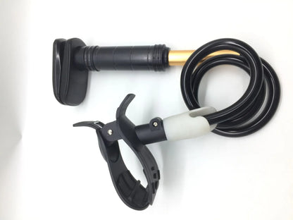 Aluminium alloy and ABS ventilator hose bracket measuring 95cm for oxygen tube support