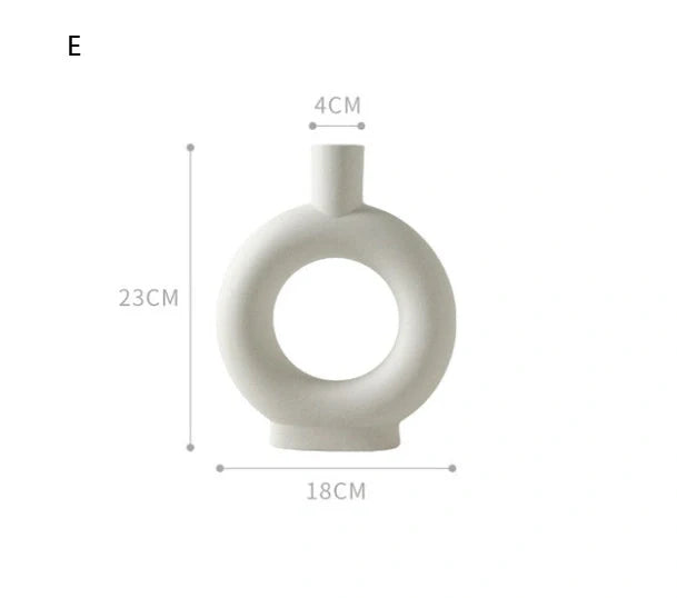 Elegant Nordic Ceramic Vase for stylish home decor