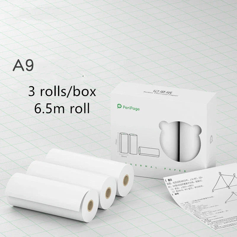 Compact Bluetooth thermal printer for instant photo printing, with wireless connectivity and customizable templates