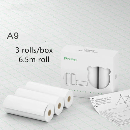 Compact Bluetooth thermal printer for instant photo printing, with wireless connectivity and customizable templates