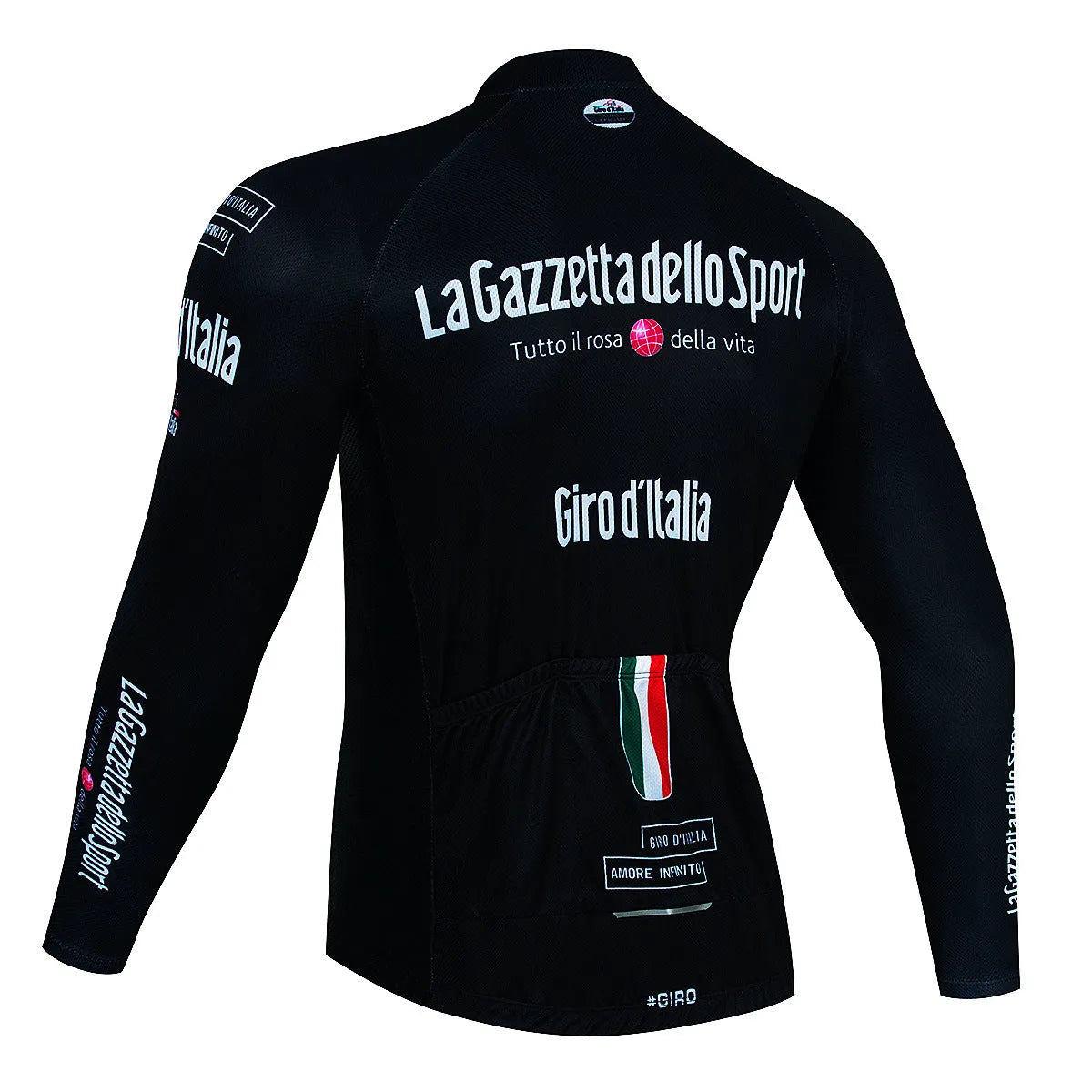 Men's long sleeve mountain bike cycling jersey in patterned colour with breathable fabric