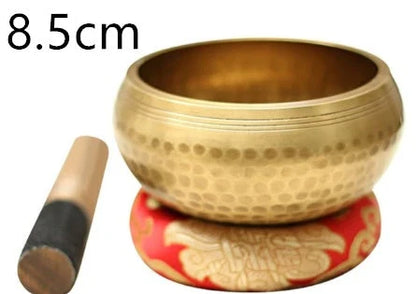 Premium Tibetan singing bowl with rich, harmonious tones for meditation and relaxation