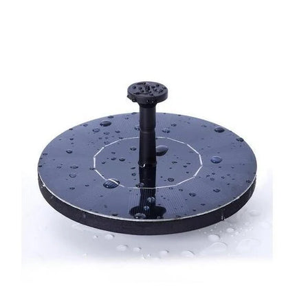 Solar-powered floating garden fountain enhancing outdoor space with eco-friendly water feature