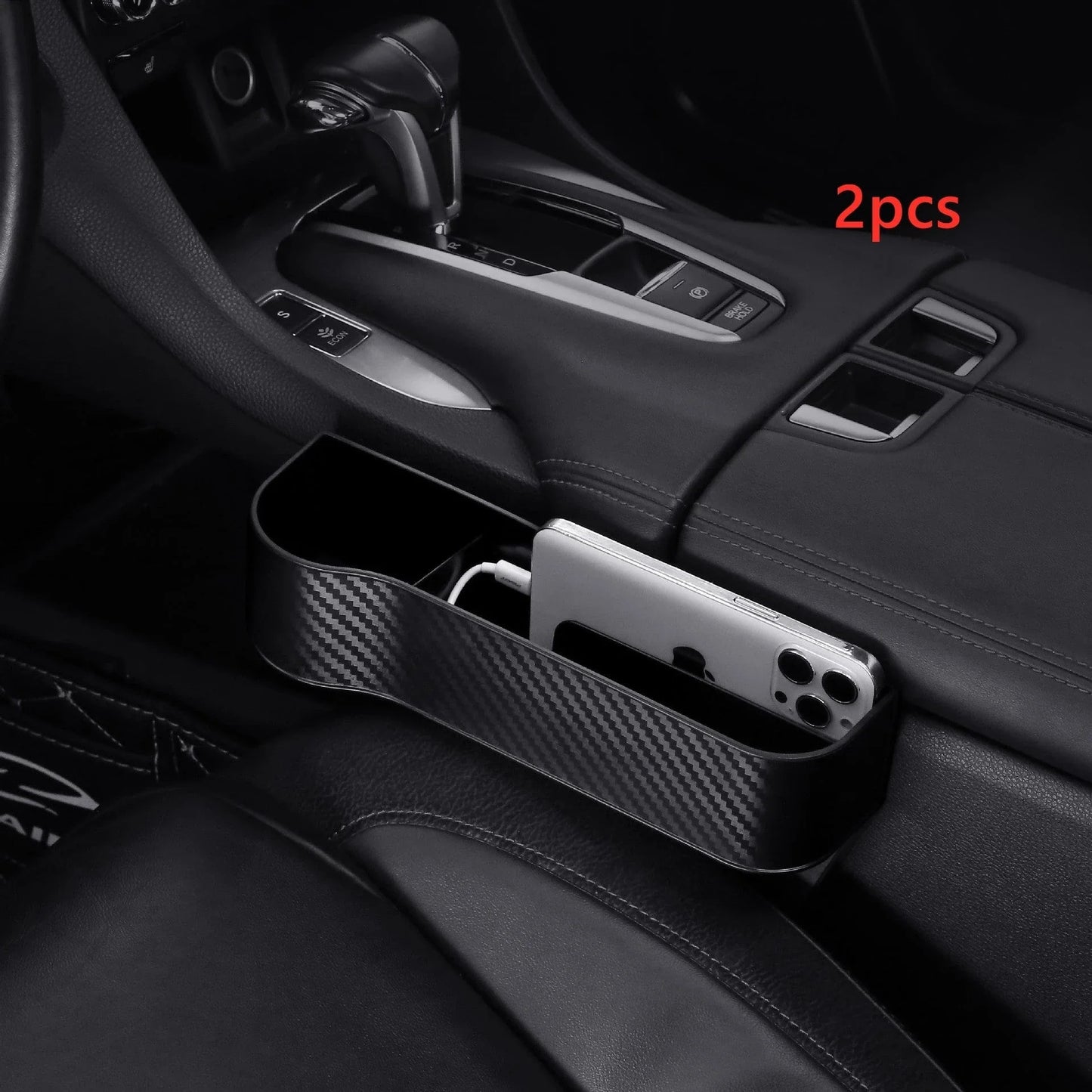 Convenient Car Seat Gap Organizer - Store Your Essentials Securely in Your Vehicle's Console Gap