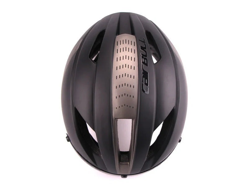 Aero Cycling Helmet with magnetic lens and adjustable fit for road and mountain biking