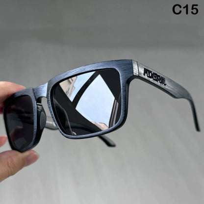 Square polarised sunglasses with TAC lenses and PC frames in multiple colour options.