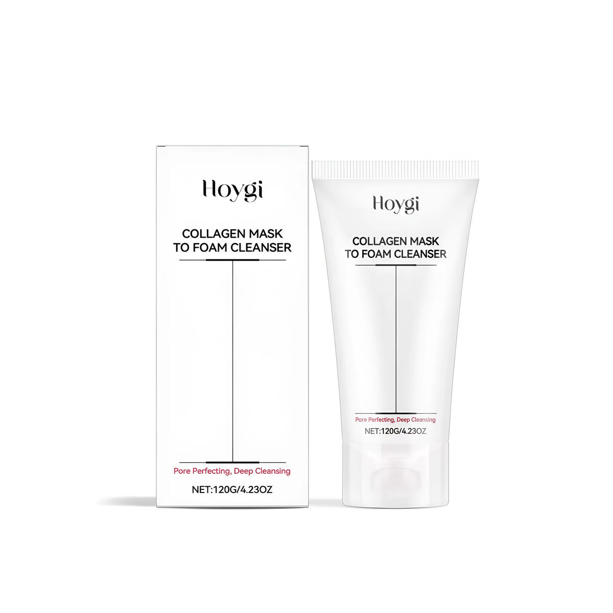 120g tube of collagen moisturising cleansing milk facial wash with hyaluronic acid