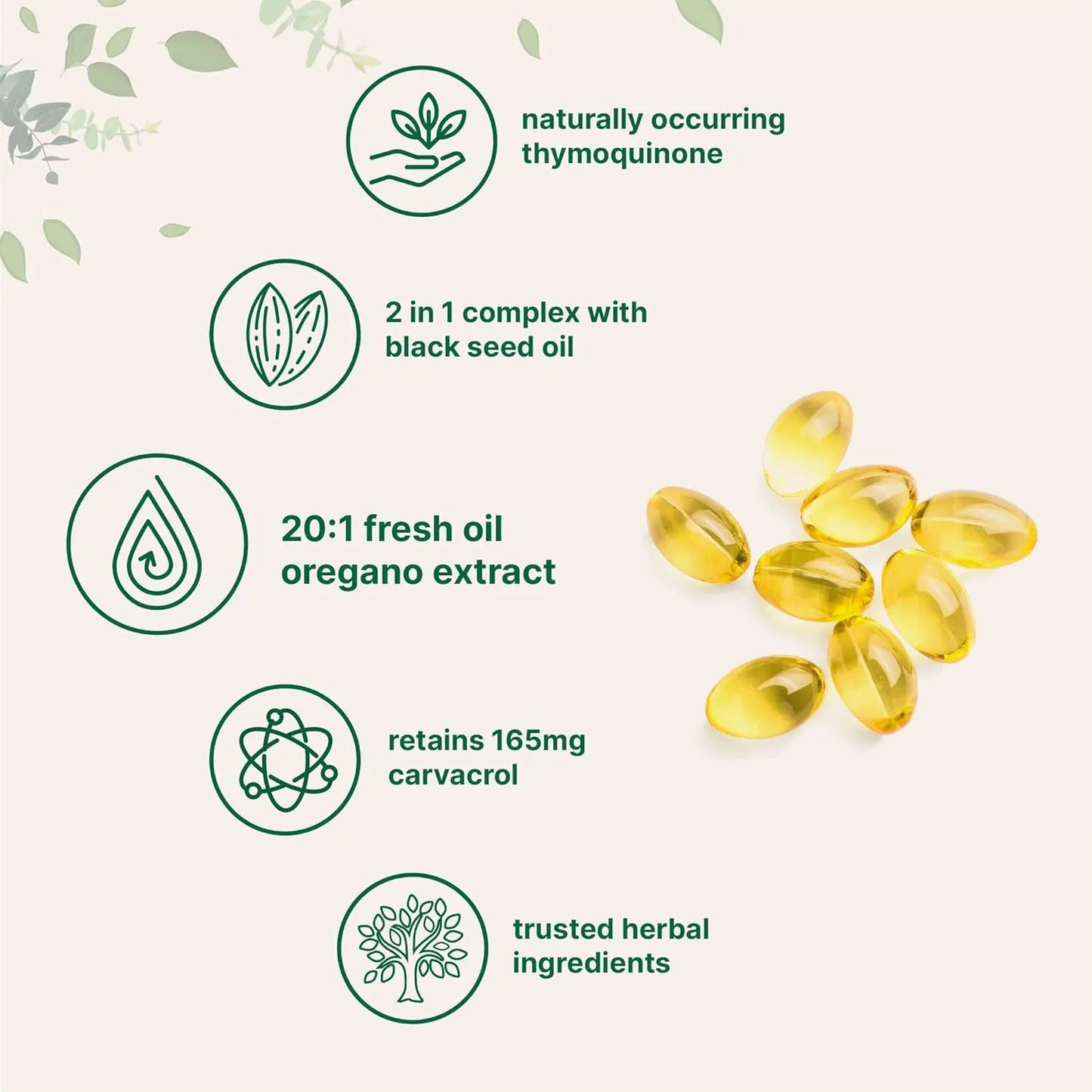 Butter Black Seed Oil Soft Capsules bottle showing 180 or 300 tablets with soft gel design