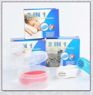Anti-snoring and sleep apnea relief device with positive airflow technology