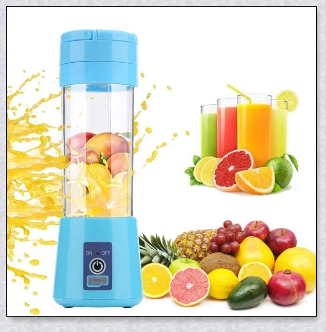 Portable Juice & Smoothie Blender with powerful blades, rechargeable battery, and food-grade materials
