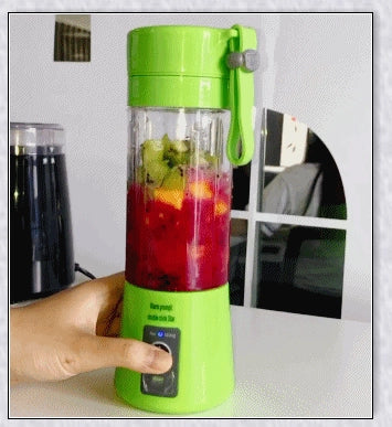 Portable Juice & Smoothie Blender with powerful blades, rechargeable battery, and food-grade materials