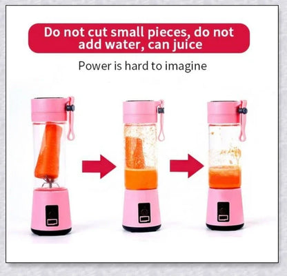 Portable Juice & Smoothie Blender with powerful blades, rechargeable battery, and food-grade materials