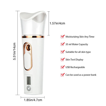 Trendha Rechargeable Mist Facial Sprayer and Nebulizer for hydrated, glowing skin