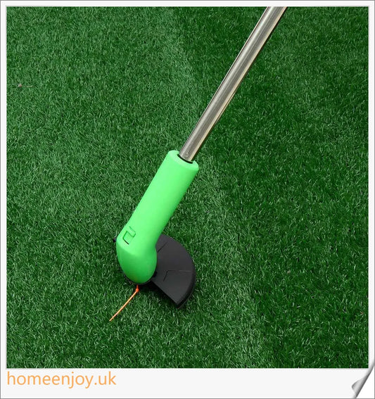 Cordless Grass Trimmer with Adjustable Pole and Protective Debris Shield for Effortless Gardening