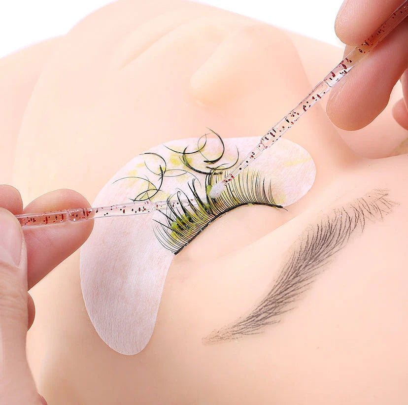 Trendha Crystal Disposable Micro Brush Lash Removing Wands for Eyelash Extension