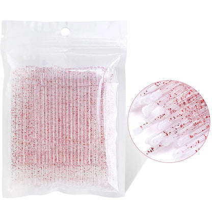 Trendha Crystal Disposable Micro Brush Lash Removing Wands for Eyelash Extension