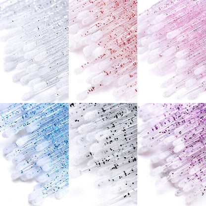 Trendha Crystal Disposable Micro Brush Lash Removing Wands for Eyelash Extension