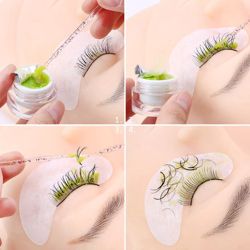 Trendha Crystal Disposable Micro Brush Lash Removing Wands for Eyelash Extension