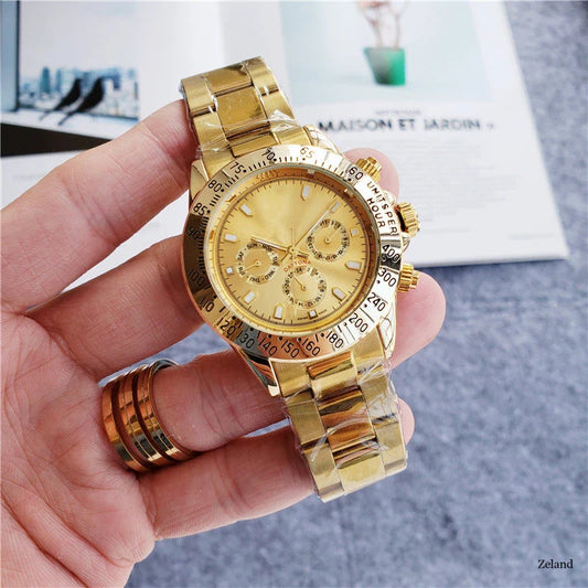 6-pin Automatic Mechanical Watch with calendar display and 24-hour indication, crafted with premium materials for enduring style and performance.