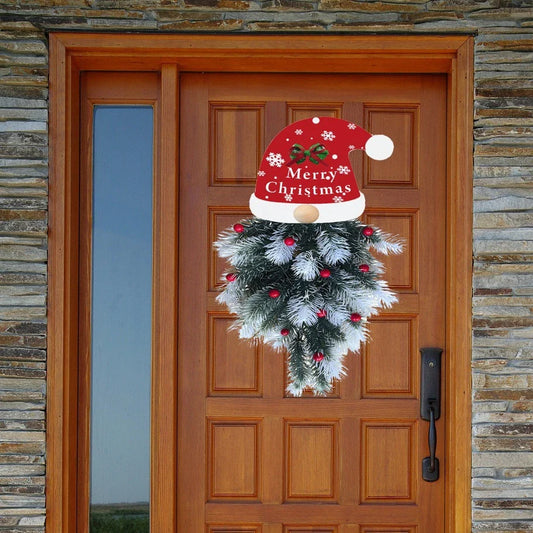 Lifelike Christmas simulation pine branch garland pendant decoration with elegant, modern design