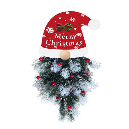 Lifelike Christmas simulation pine branch garland pendant decoration with elegant, modern design