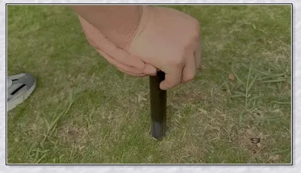 The Advanced Solar Electronic Snake Repeller - A solar-powered device that uses ultrasonic waves to safely repel snakes, moles, and other burrowing pests from your garden