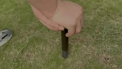 The Advanced Solar Electronic Snake Repeller - A solar-powered device that uses ultrasonic waves to safely repel snakes, moles, and other burrowing pests from your garden