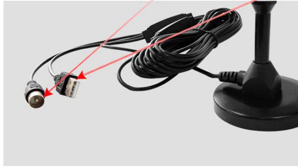 Digital TV Terrestrial Wave HD Digital DVB-T2 Indoor TV Antenna with sleek design and high-definition signal reception