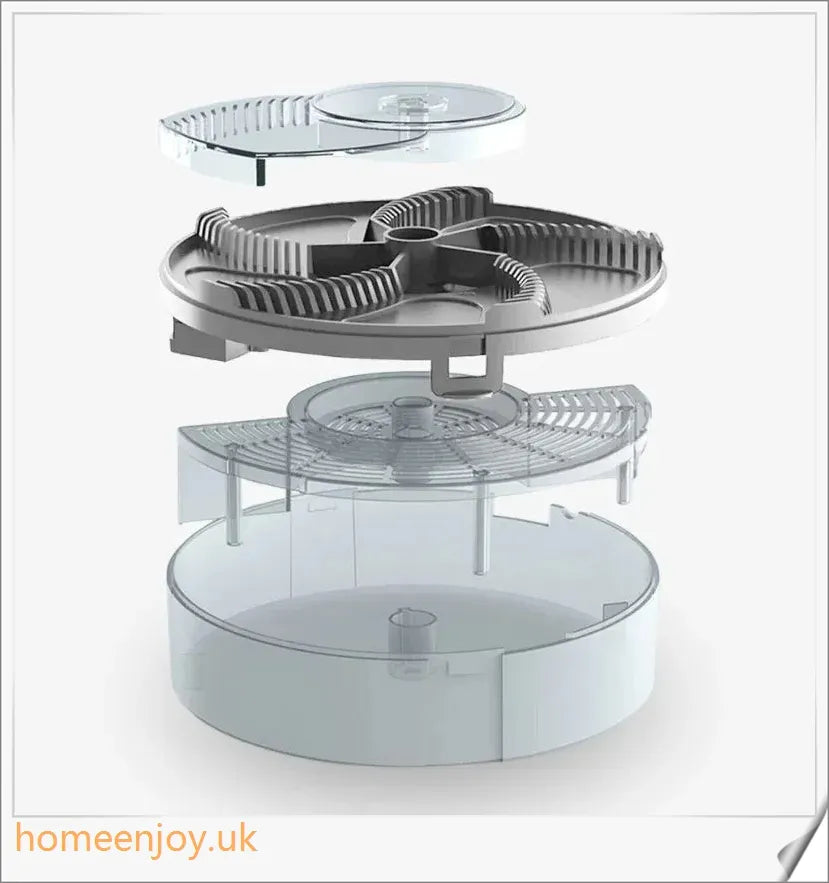 Automatic Electronic Fly Trap with high-efficiency circular feeding system to easily and safely catch flies