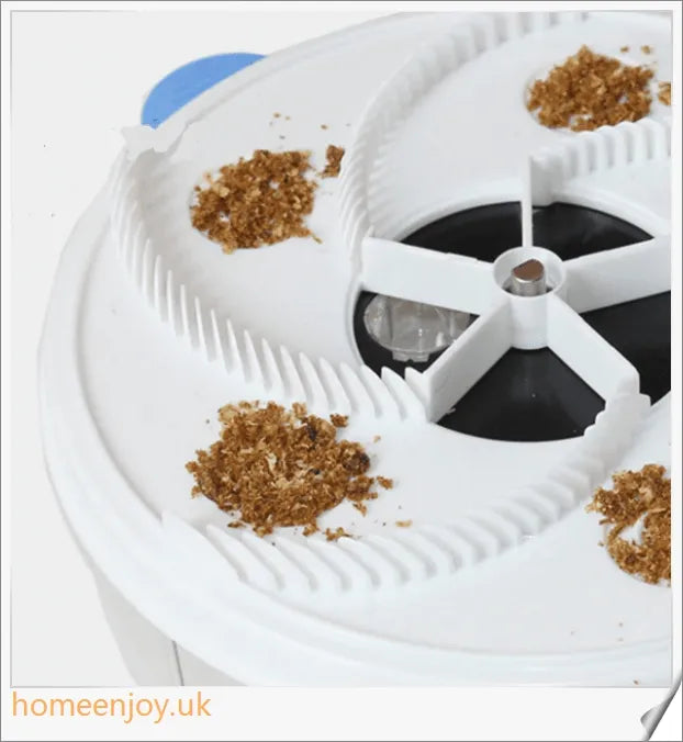 Automatic Electronic Fly Trap with high-efficiency circular feeding system to easily and safely catch flies