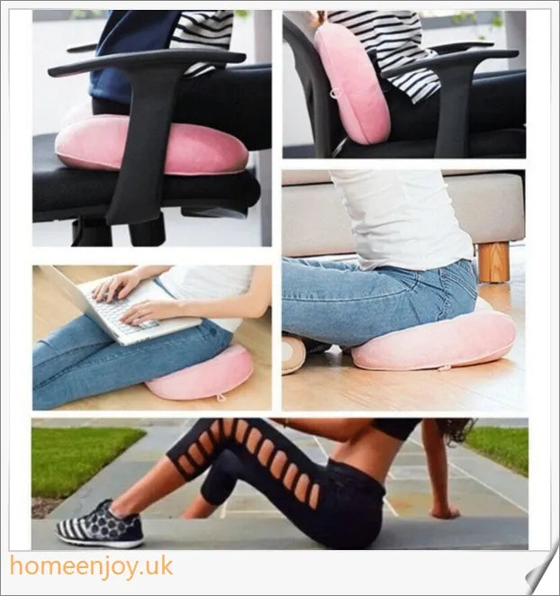Premium Ergonomic Hip Posture Correction Cushion with U-shaped design for back and hip pain relief