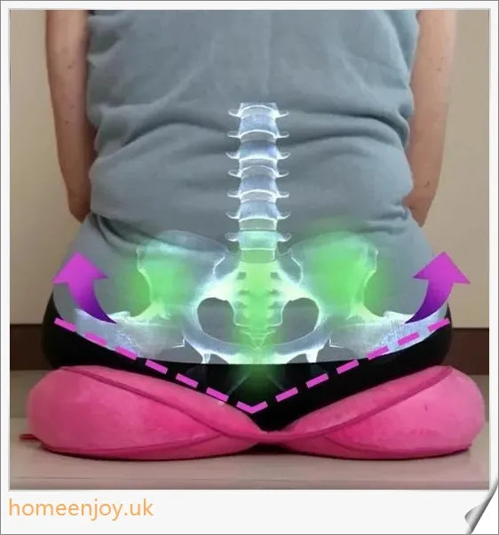 Premium Ergonomic Hip Posture Correction Cushion with U-shaped design for back and hip pain relief
