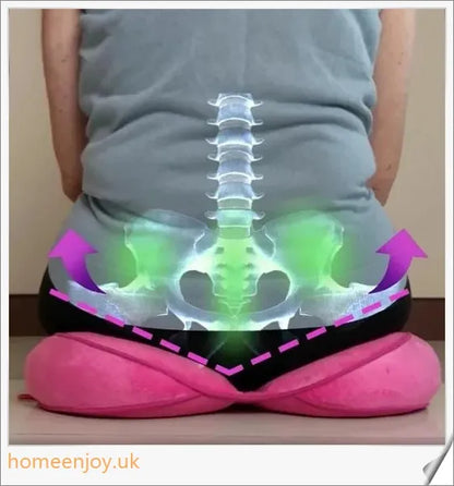 Premium Ergonomic Hip Posture Correction Cushion with U-shaped design for back and hip pain relief