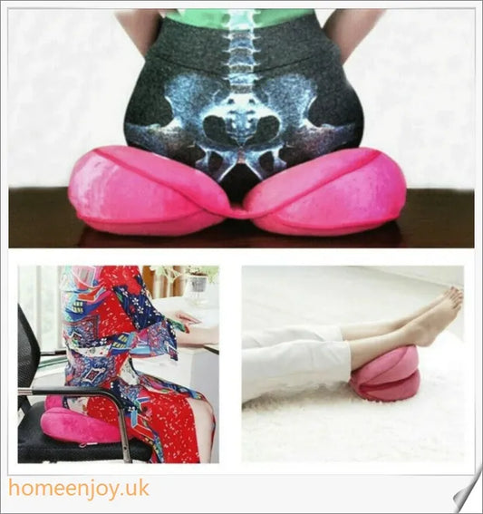 Premium Ergonomic Hip Posture Correction Cushion with U-shaped design for back and hip pain relief