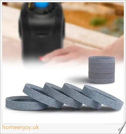 A compact drill bit sharpener with a high-strength shell and anti-slip base for stable and reliable sharpening of various drill bit types.