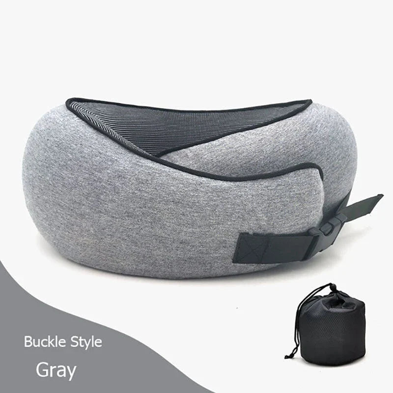 Comfortable U-Shaped Travel Neck Pillow in various colors, designed to provide superior neck support and relaxation during long journeys.