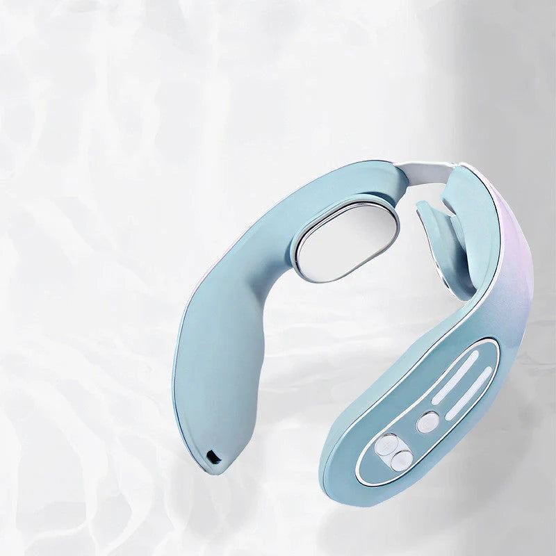 EMS Neck Acupoints Lymphvity Massager with heat function in space grey and gradient colours