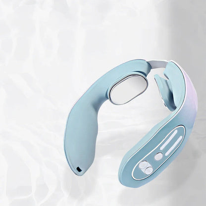 EMS Neck Acupoints Lymphvity Massager with heat function in space grey and gradient colours