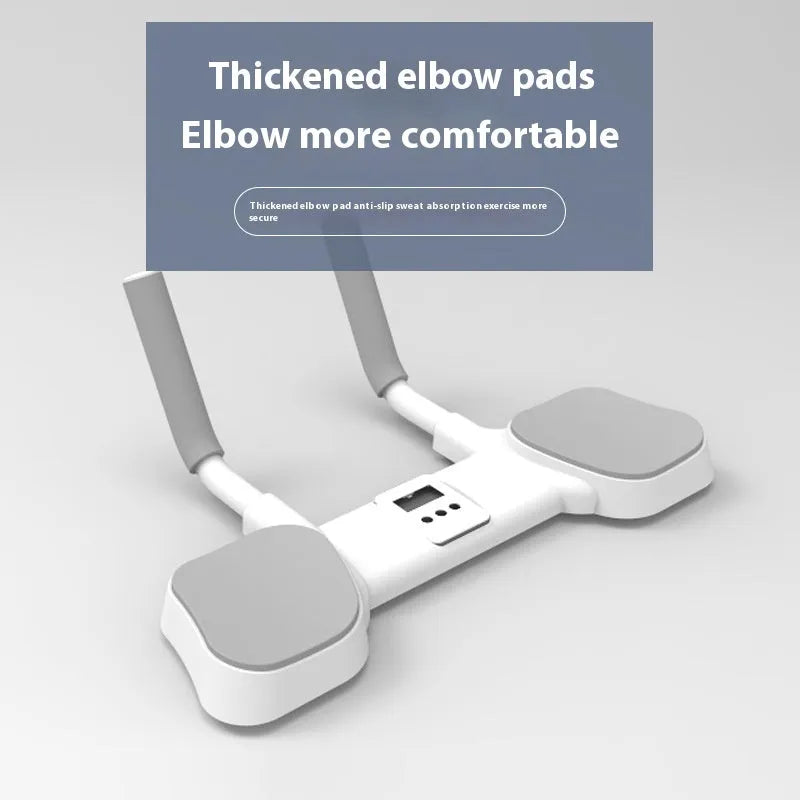 White household flat support trainer with alloy aluminium tube and ABS construction for home fitness exercises