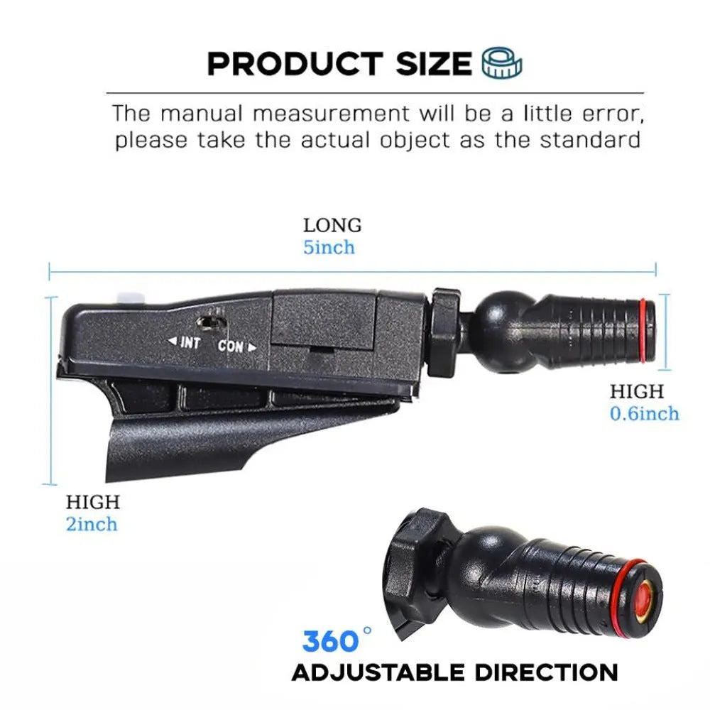 Black golf laser aiming instrument for putter alignment practice